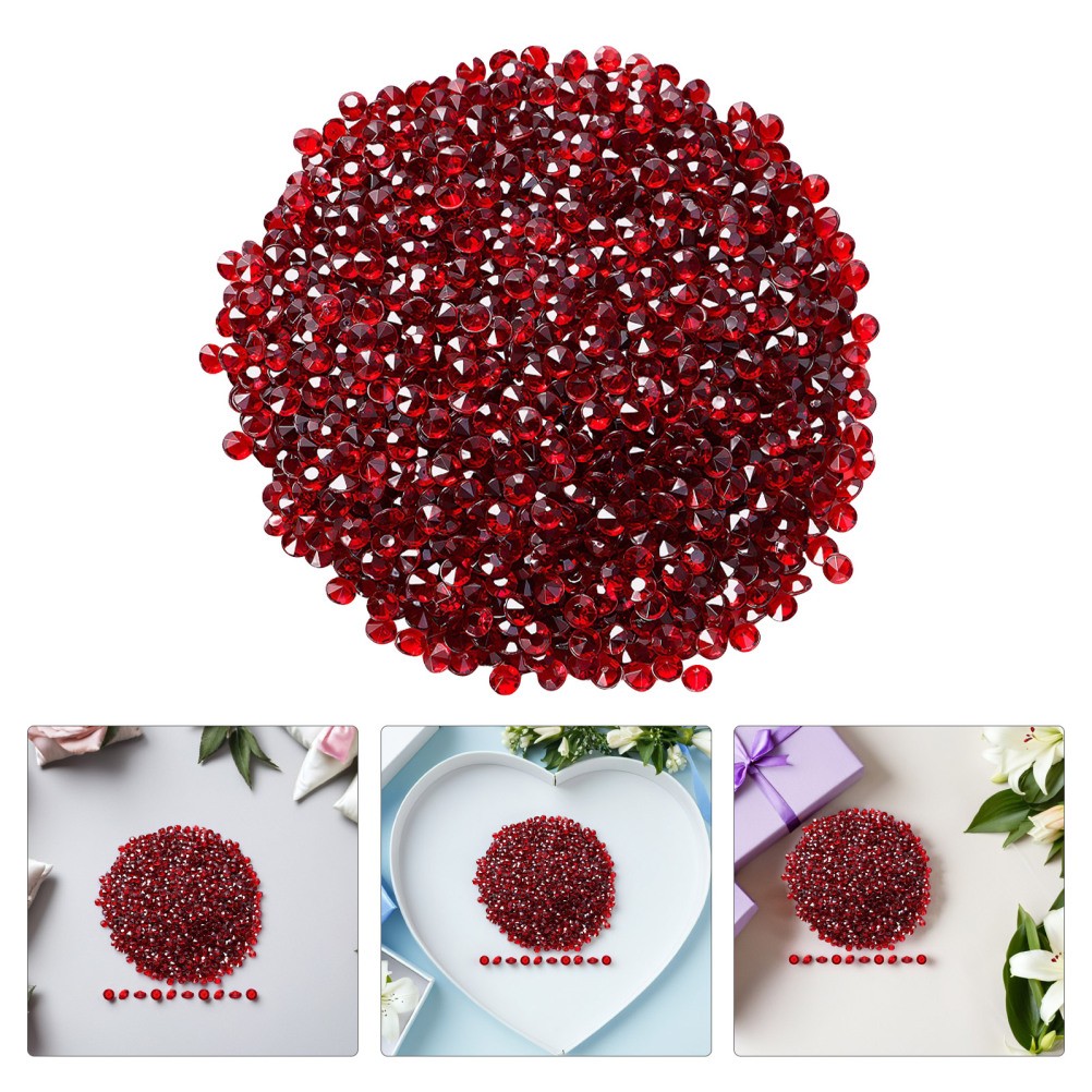 10000 Pcs Acrylic Vase Fillers Rhinestones Crystal Embellishment