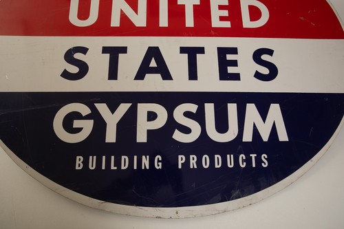 United States Gypsum Sign (HSE-LC1/JSF6) Building Products USG Diecut Drywall - Picture 14 of 23