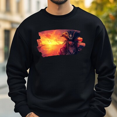 Anime Pirat Sweatshirt Kuschelig und Perfekt für jeden Anlass S bis 4XL