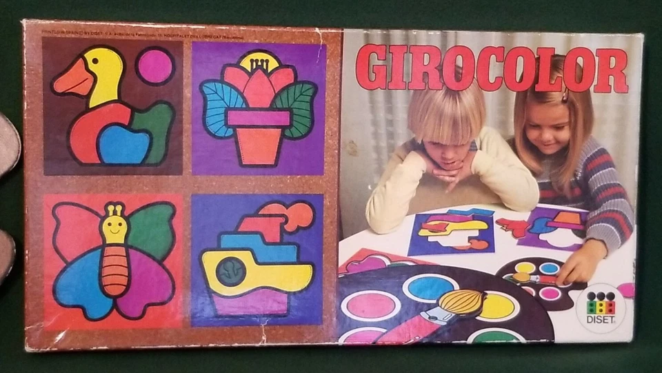 Vintage Girocolor Puzzle Color learning game 1980s by Diset #3001 - Image 2 of 4