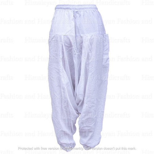 Nepal Yoga Harem Pants | Traditional Yoga Pants | Genie Pants | Handmade Cotton  - Picture 4 of 31