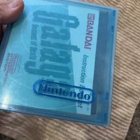 Galaga: Demons of Death con custodia Nintendo blu manuale (Nintendo NES, 1988)