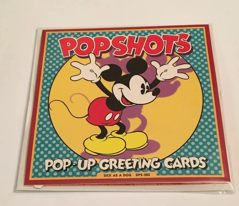 Disney Mickey Mouse 3-D Pop Up Card Sick As a Dog by Pop Shots DPS-380 -NEW - Image 3 of 4