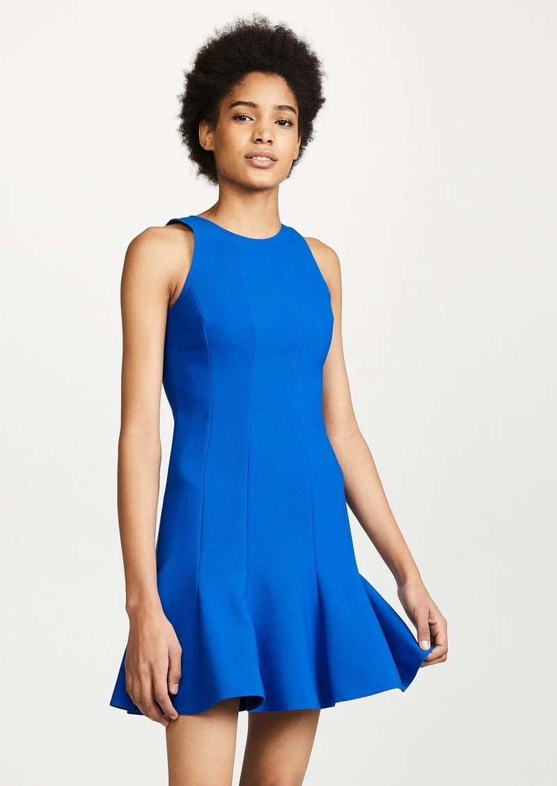 NEW Elizabeth and James Rooney Paneled Fit And Flare Dress in Blue Size 6 D227