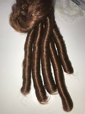 Doll Wig, size 8, Auburn Long Ringlets