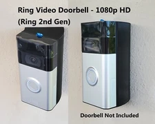 Ring Video Doorbell 1080p 2nd Gen Wedge Angle Mount Bracket Holder  15-90 Degree