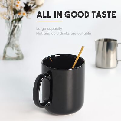 harebe 20 oz Large Coffee Mug, Smooth Ceramic Tea Cup For Office And Home, Big Capacity