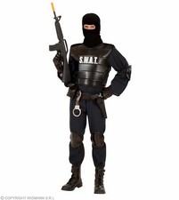 S. W. A. T. Undercover Officer SWAT Polizist Männer  + Kinder Special Agent
