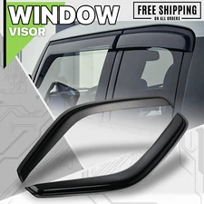 Smoke Tint Window Visor Shade Vent Wind Rain Deflector fit 96-24 Express/Savana