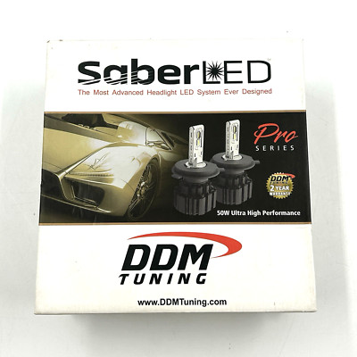 DDM Tuning Saber 50W Pro V2 LED Kit, 11000LM, 6000K, Pair,-FBA (H13 Hi/Lo)
