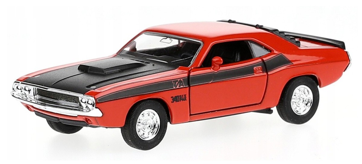 Welly 1970 Dodge Challenger T A Red 1:34 1:39 Scales 4.5