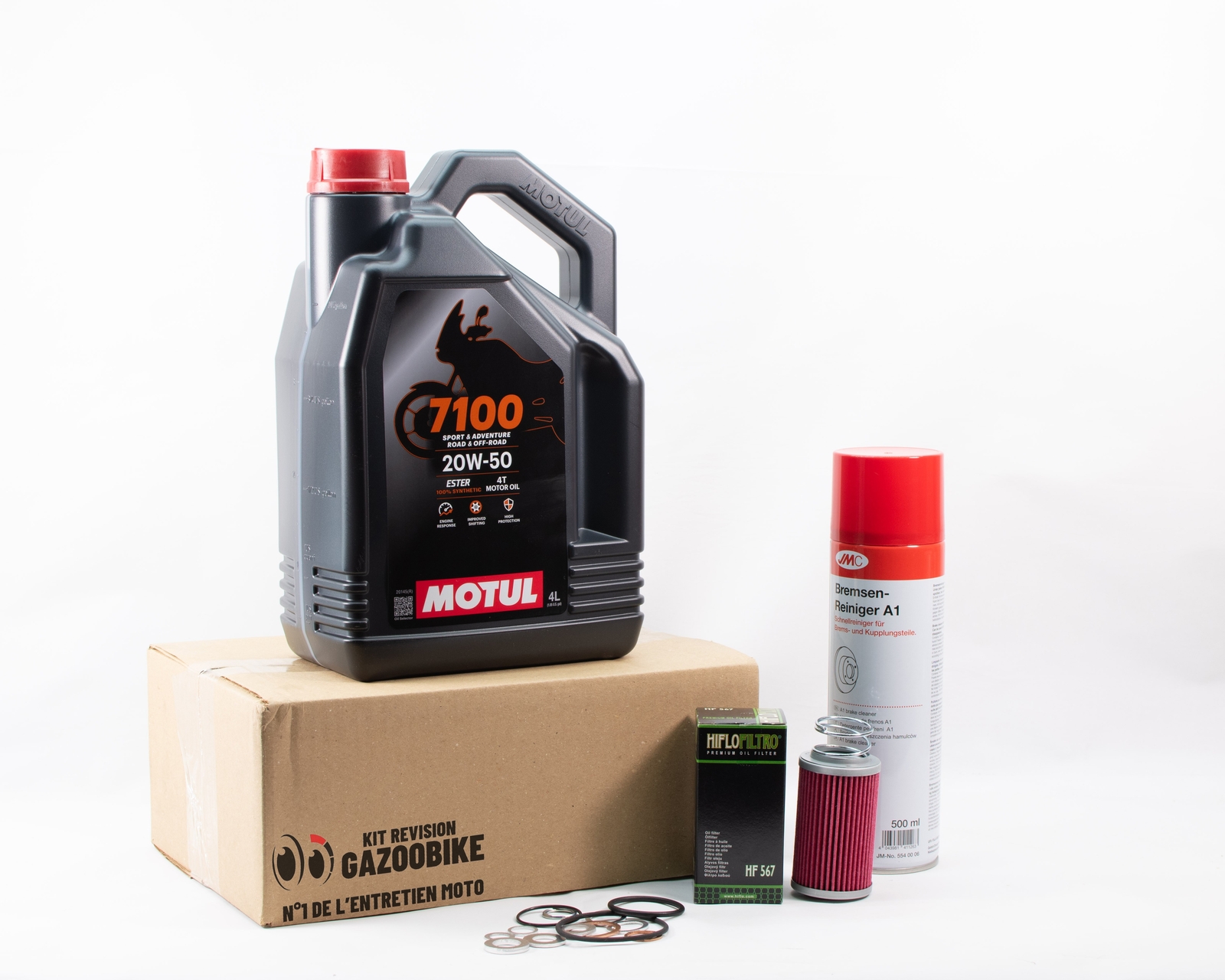 Kit vidange MV Agusta Brutale 990 R 2010 2012 huile Motul 7100 10W40