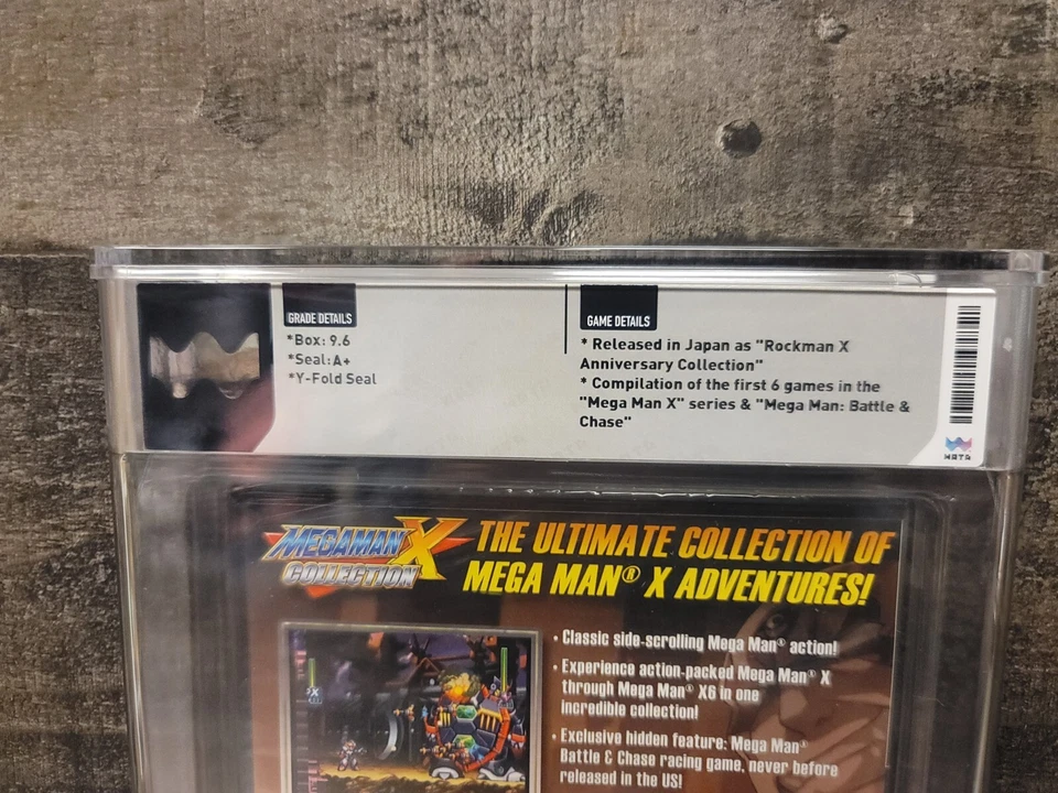 Mega Man X Collection Sony PlayStation 2 PS2 NEW SEALED Wata 9.6 A+  - Image 3 of 3