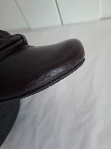 Hotter Donna Court Shoes Brown Leather Block Heel Comfort Concept Size UK 7.5 - Picture 22 of 22