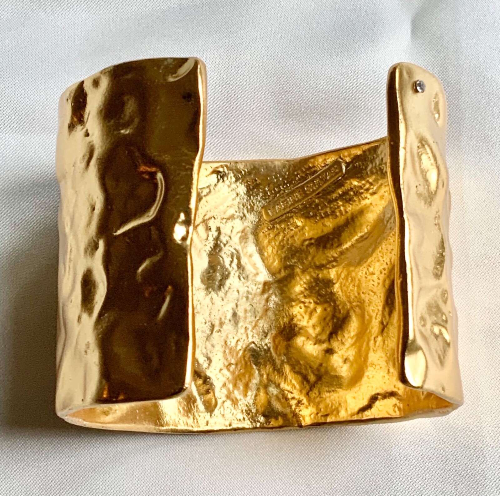 KARINE SULTAN GOLDTONE CUFF BRACELET Gem