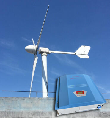 5000W Wind Turbine Generator 48V Wind Power w/ Off Grid Hybrid Charge ...