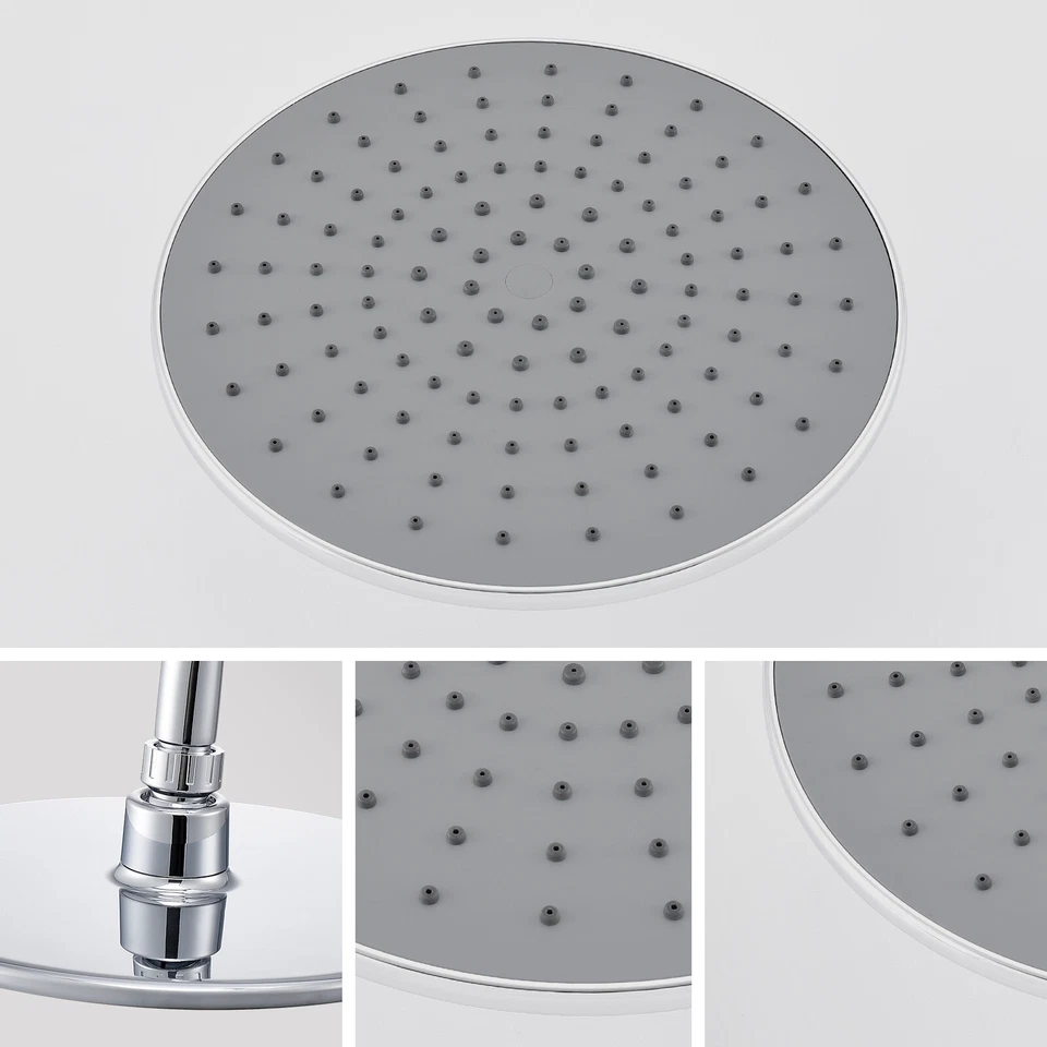 Regendusche mit Thermostat Duscharmatur Duschsystem Massage Duschset Handbrause  - Bild 3 von 4