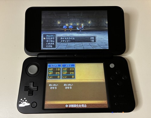 New Nintendo 2DS XL LL Dragon Quest Hagure Metal Console w/ BOX TESTED #741 - 第 18/24 張圖片
