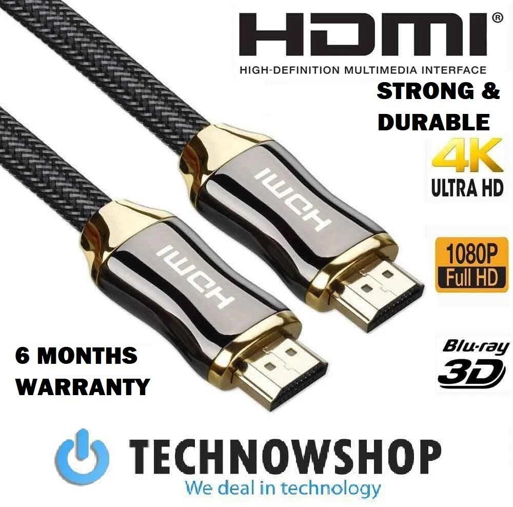 Cheapest on eBay Hdmi cable for laptop mac TV 2160P 3D HD UHD Length 1M 2M 3M