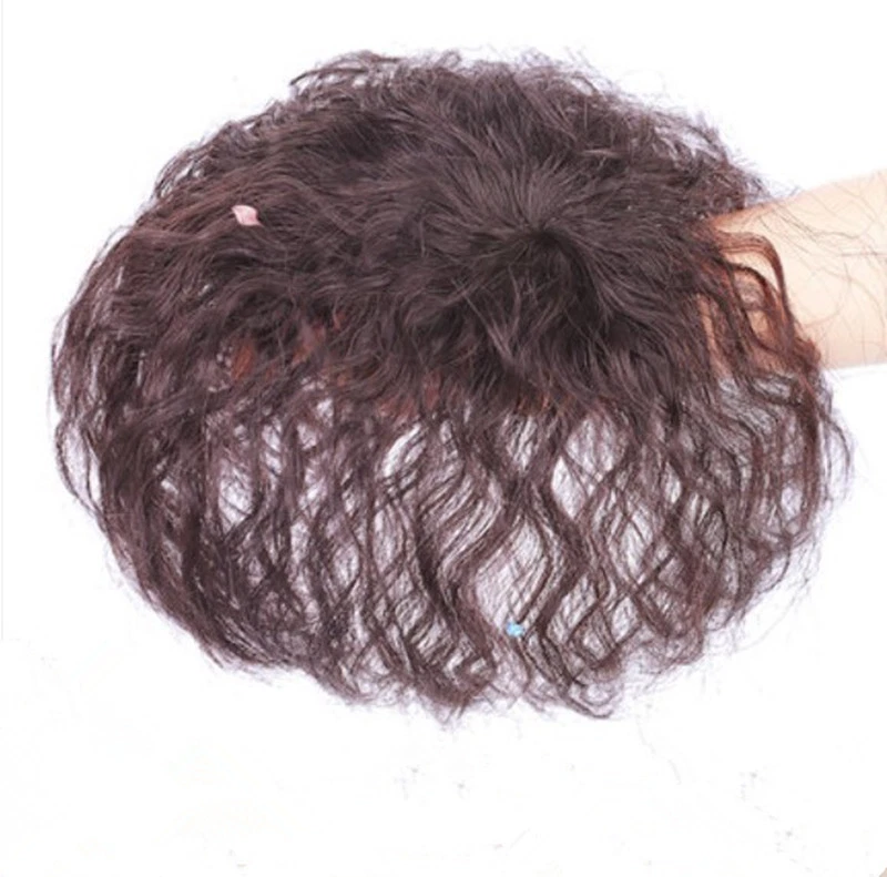 Peluca Top 100 % rizada para mujer hombre Foto 3 de 4