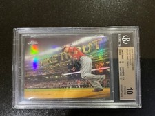MIKE TROUT  BGS 10 2016 Topps Chrome Perspectives! .5 away from a BLACK! BGS 10