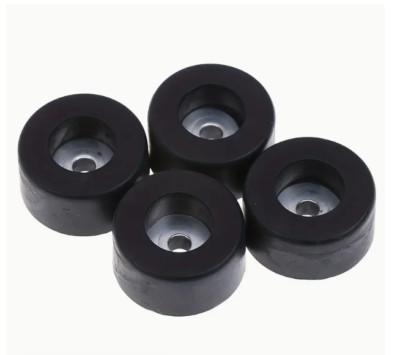 Set Of 4, Speaker Isolation Feet, Rubber Audio Equipment Feet Pads, 1.5*0.75inch