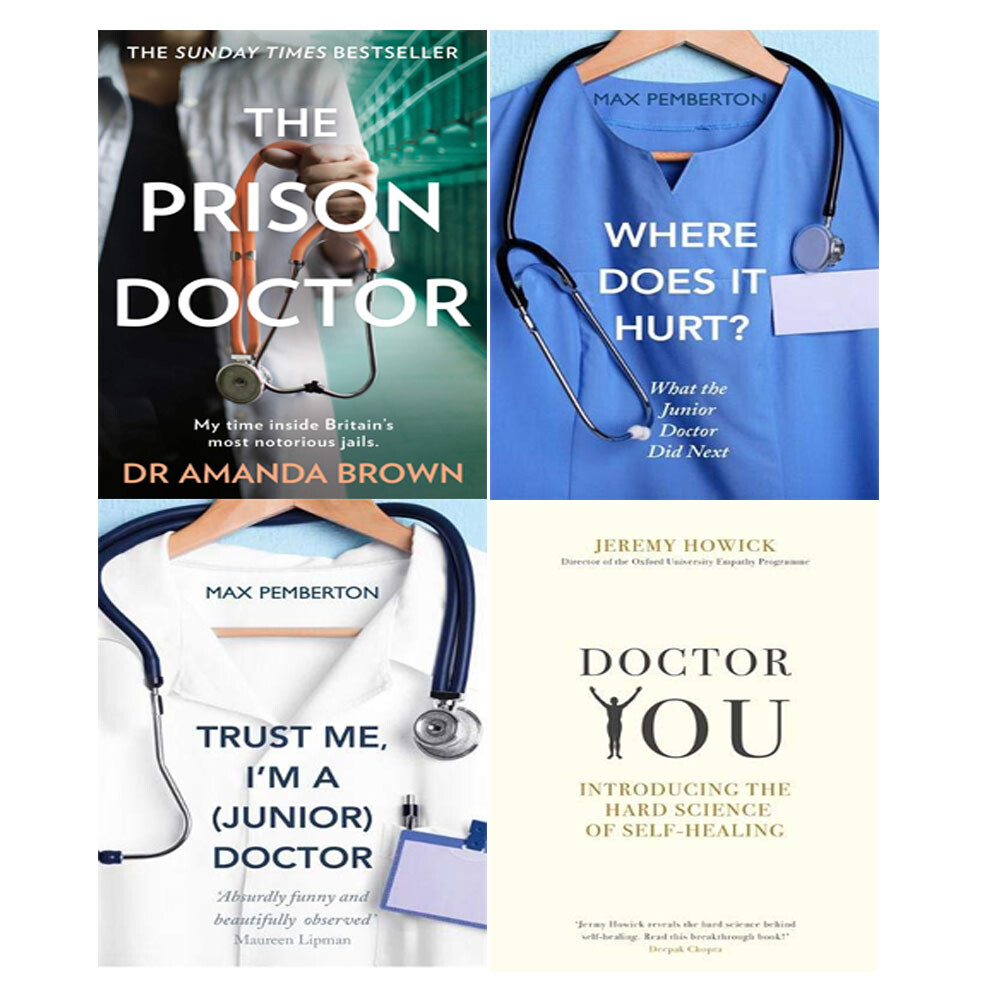 Where Does it Hurt,Doctor You,The prison Doctor 4 Books Collection Set Paperback