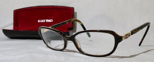 Ellen Tracy, Arta Eyeglass frame 53-17-140 Tortoise plastic  Eyewear glasses