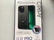 Artikl Iphone 15 Plus/14 Plus Lux Pro kickstand case black new ❤️