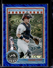 2025 Panini USA Stars & Stripes #110 Teagan Scott Blue Swirl 001/125 (55F)