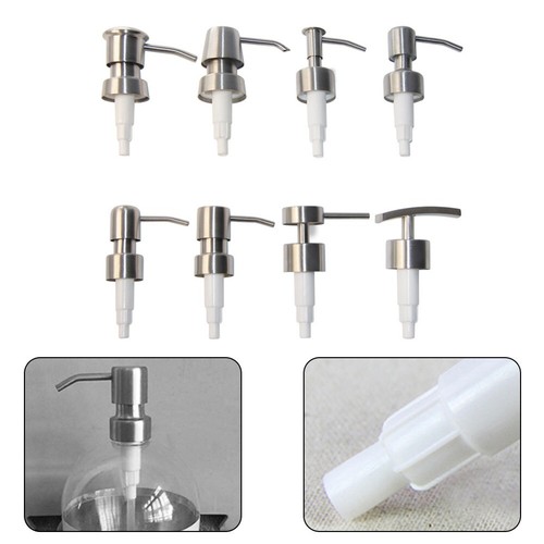 304 Stainless Metal Dispenser Replacement Soap Pump Liquid Lotion