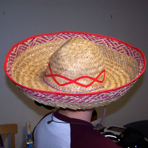 MEXICAN STRAW SOMBRERO HAT cap mariachi 