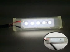 Marine 12VDC LED Strip Light PVC 40LM 4"(L) 5 x Cool White LED 6000K w/ Hardware
