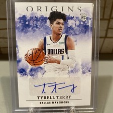 2020-21 Panini Origins TYRELL TERRY Rookie Autographs RA-TER