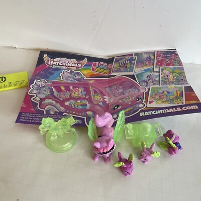 HATCHIMALS Rainbowcation Eierkarton Wolf family incompleat Parts