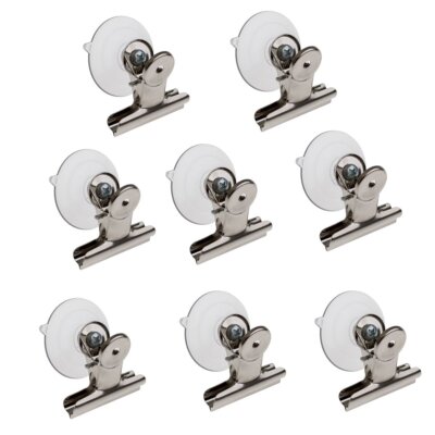 Paquete de 8 ventosas con clips para el hogar, la oficina, la cocina y el baño