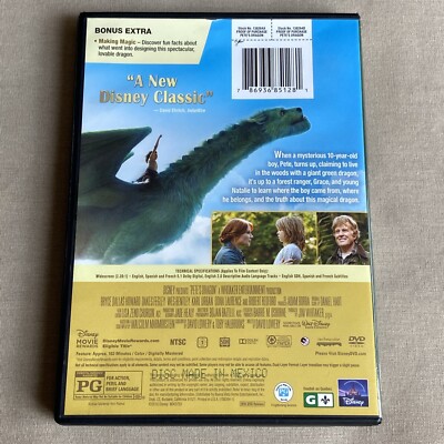 Walt Disney Studios: Pete's Dragon (DVD 2016) Bryce Dallas Howard