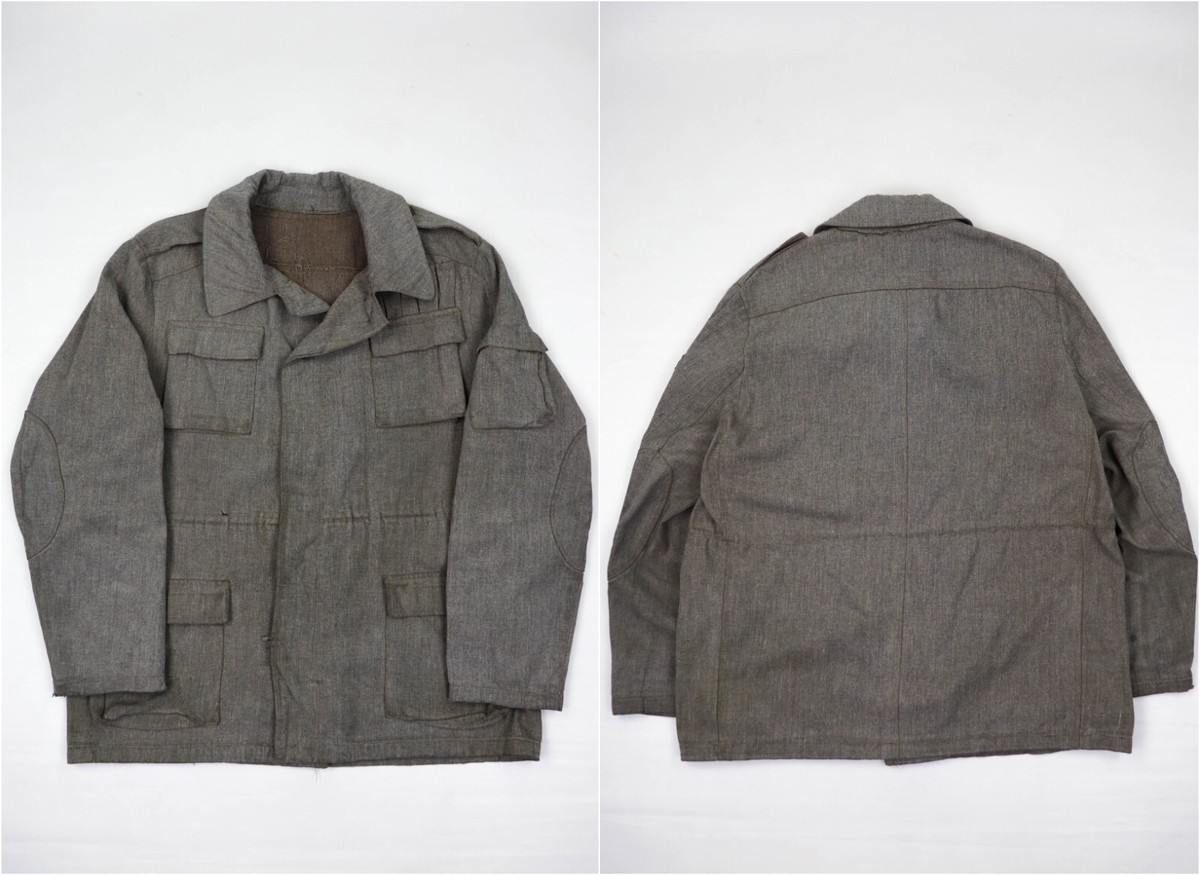 Vintage 40-50s? Gray Distressed Hunting Field Jacket Size L-XL | eBay