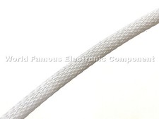 White PET FLEX Braided Expandable Sleeving - Made in USA