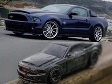 Ford Mustang Shaped Soap - 4 Pack