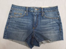 NWT UNIVERSAL THREAD WOMENS DISTRESSED HIGH RISE CUT OFF JEANS SHORTS SIZE 4