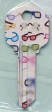 SUNGLASSES PRINT KEY BLANKS KW-1