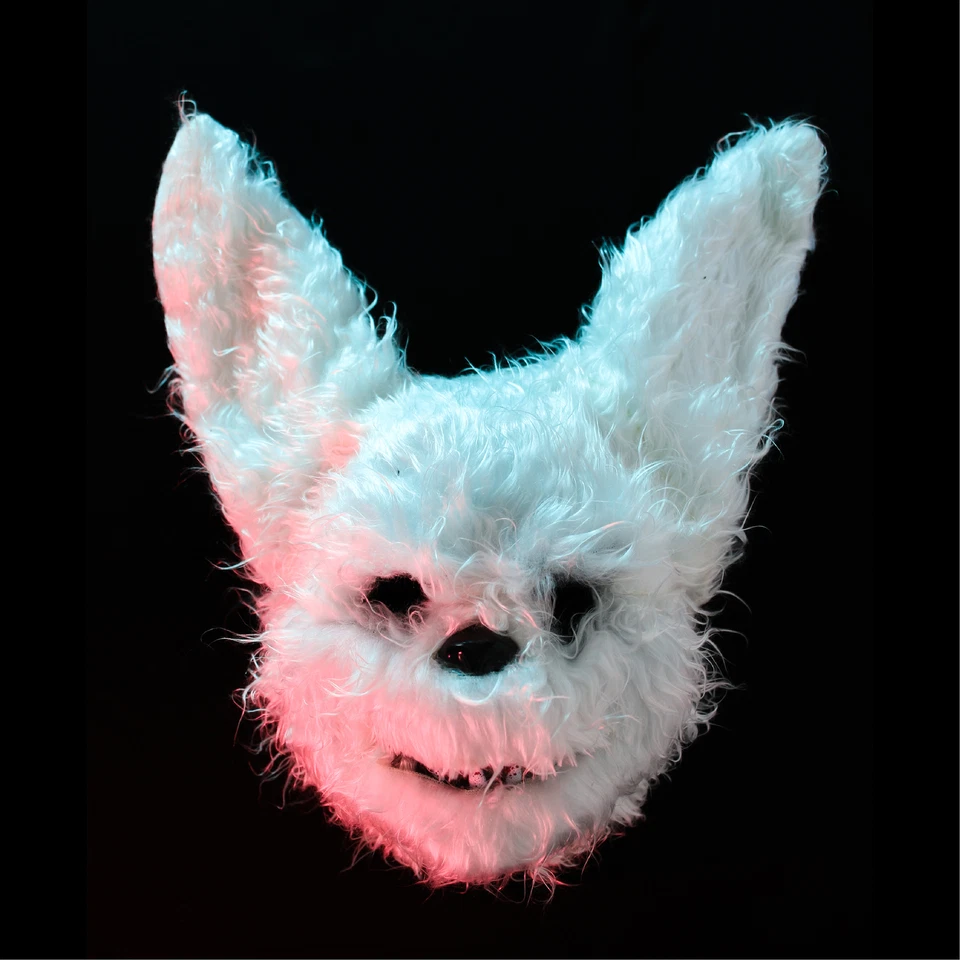 KILLER HASE HASE MASKE HORROR GRUSEL TIER HALLOWEEN KOSTÜM - Bild 2 von 4