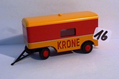 CIRCUS KRONE Brekina - Pack- Wohnwagen  1:87