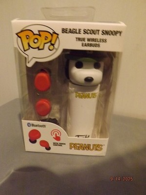 Funko Pop! Peanuts Beagle Scout Snoopy Bluetooth Wireless Earbuds NEW