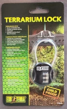 Exo Terra Terrarium Lock PT‑2620 for Glass Doors – New & Sealed - Child Proof