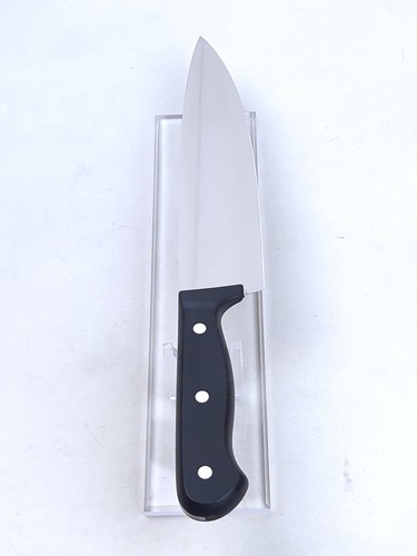WUSTHOF GOURMET 8" CHEF'S KNIFE, Stainless Steel, Black Triple-Rivet Handle, NEW - Picture 13 of 20
