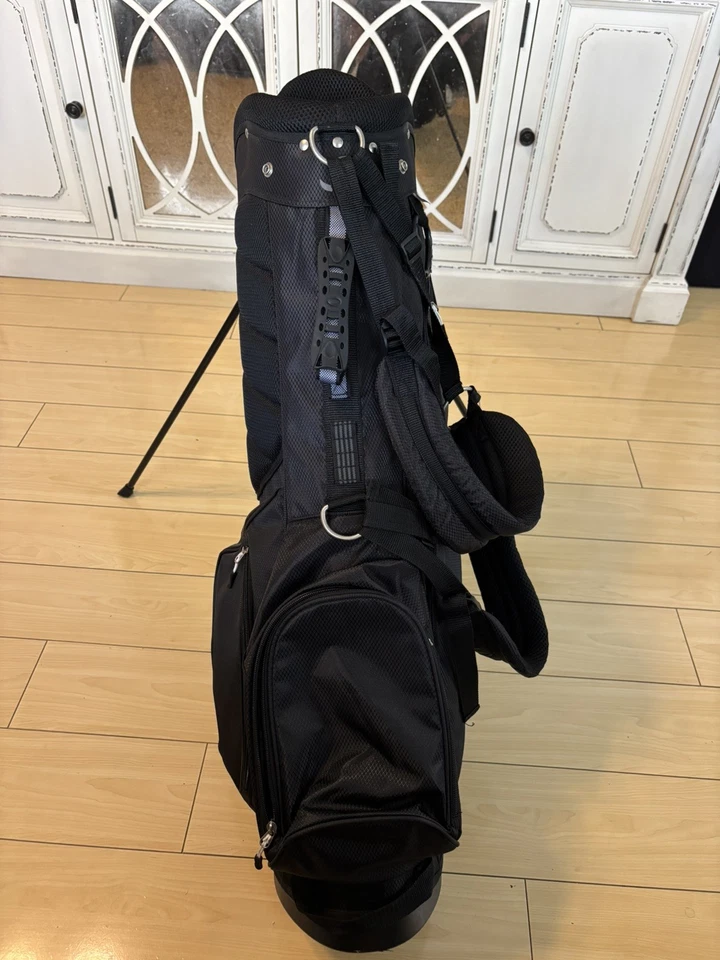 Bolsa de golf Orlimar SRX negra con soporte de golf  Foto 3 de 4