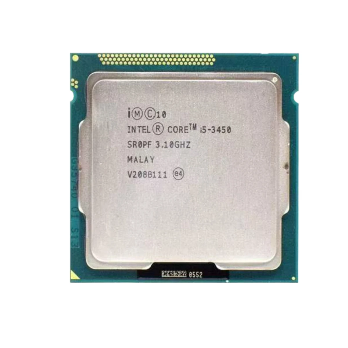 売れ筋 Intel CPU Core i5 3450 ×1枚 3.10GHz SR0PF 4コア ソケット