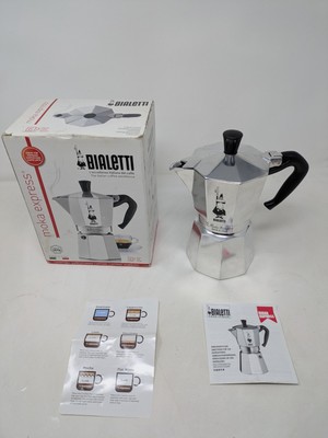 Bialetti Moka Express 6 Cup  Stovetop Espresso Maker with Box